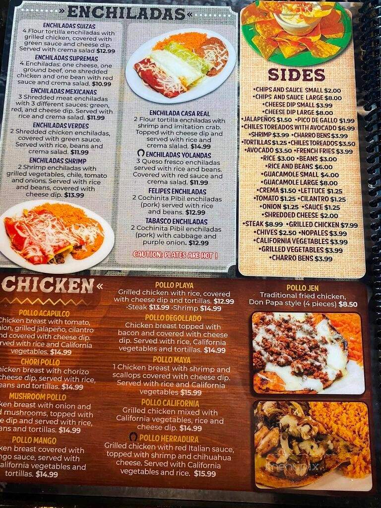 Herradura Mexican Restaurant & Cantina - Chilton, WI menu_pic