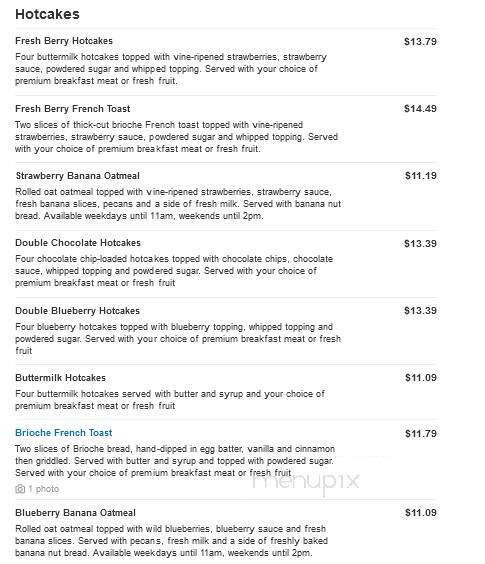 Bob Evans Restaurant - Summersville, WV menu_pic