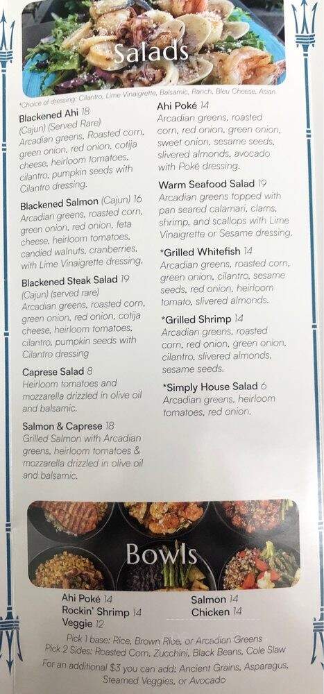 Simply Fish Seafood - Costa Mesa, CA menu_pic
