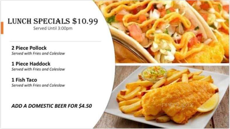 Joey's Only Seafood Restaurants - Cornwall, ON menu_pic