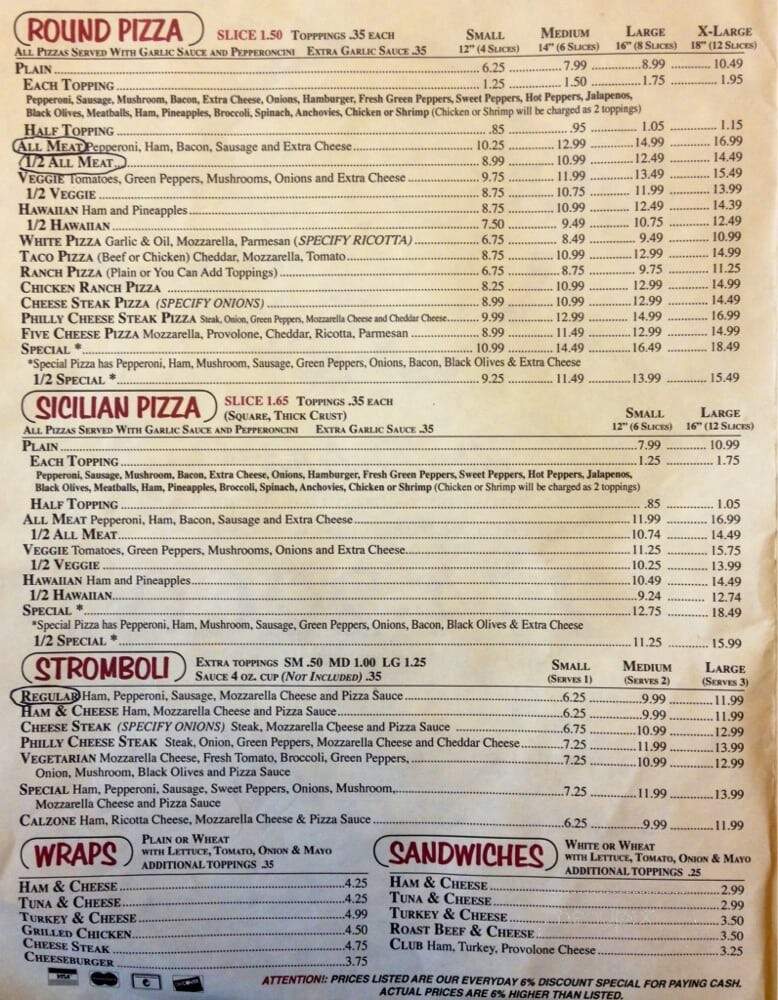Marco's Pizza - Lebanon, PA menu_pic