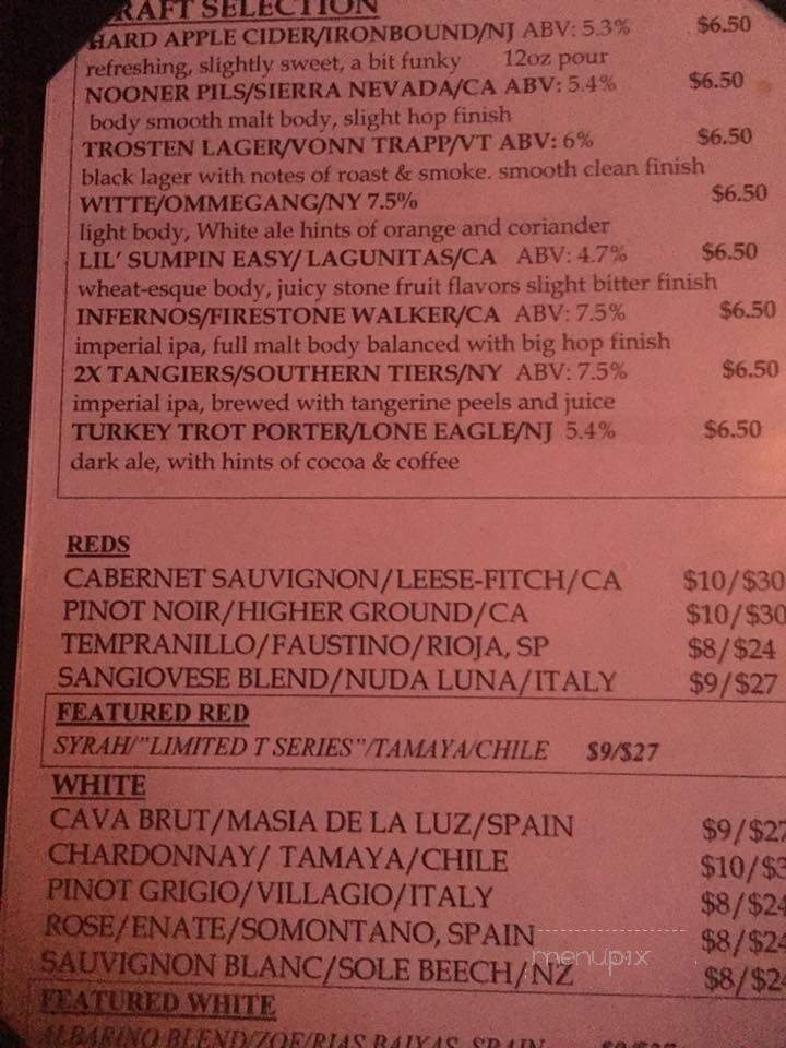 Circa Restaurant - High Bridge, NJ menu_pic