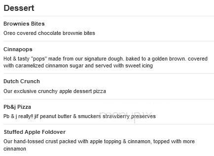 East Of Chicago - Willard, OH menu_pic