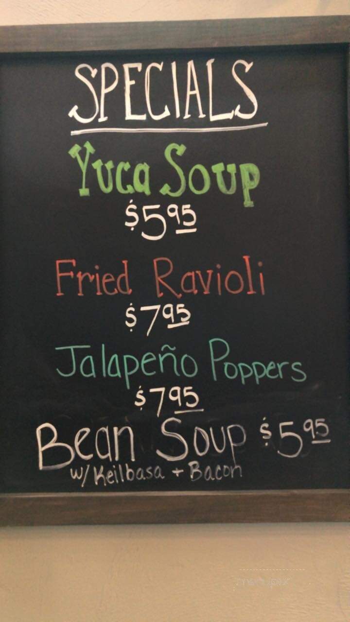 The Woo Bar & Grill - Worcester, MA menu_pic