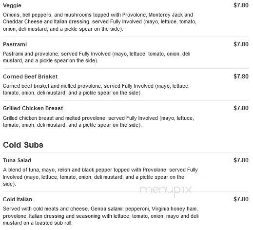 Firehouse Subs - Seneca, SC menu_pic