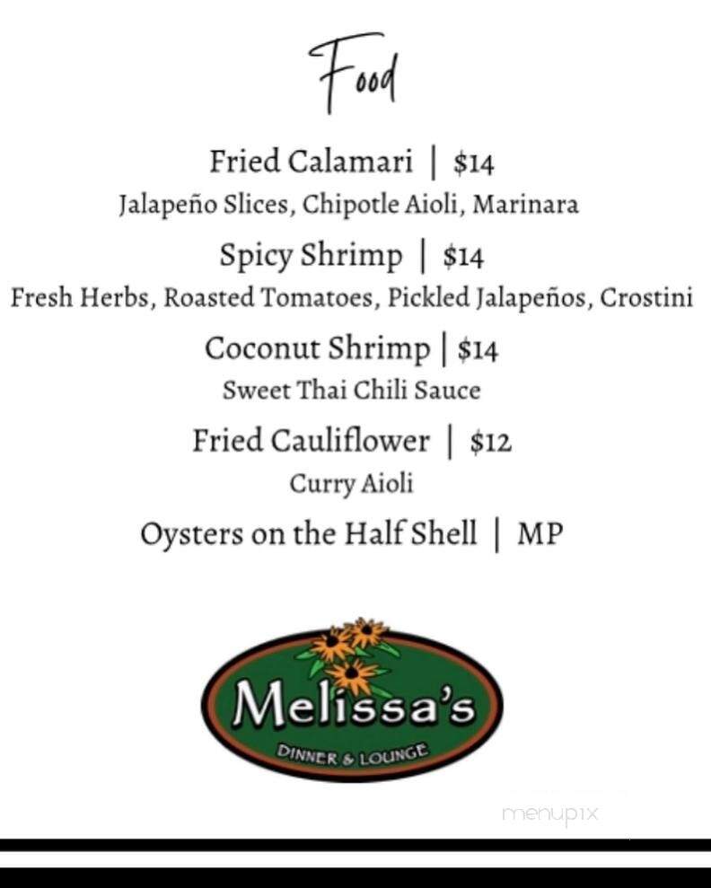 Melissa's Dinner and Lounge - Millville, DE