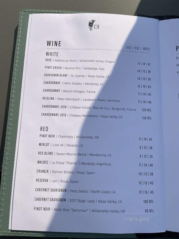 Capella on 9 - Asheville, NC menu_pic