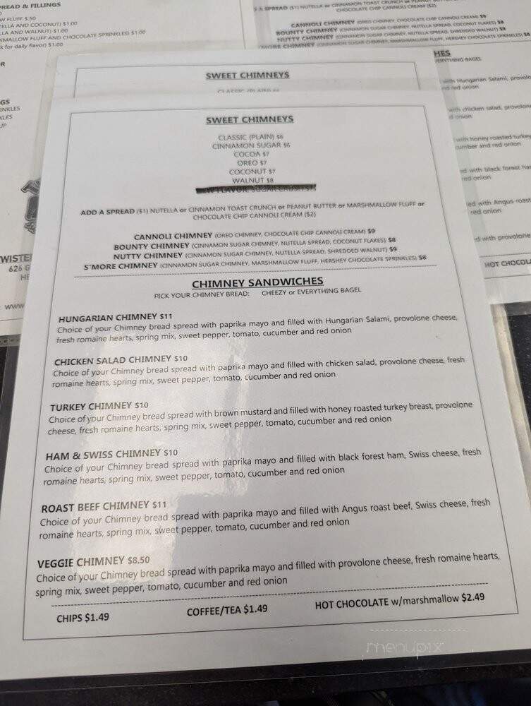Twisted Sweets and Savory - Herndon, VA menu_pic