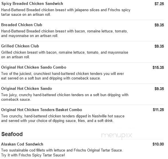 Frisch's Big Boy Restaurant - Lebanon, OH menu_pic