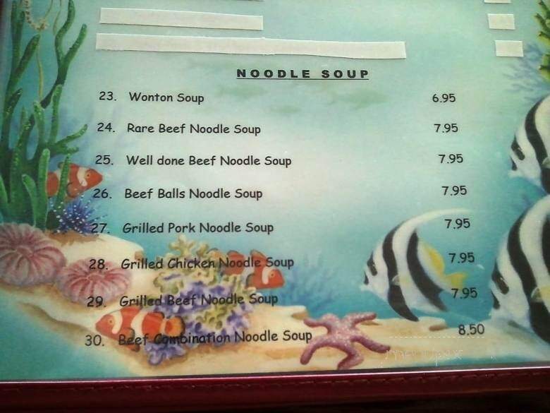 Asian Buffet - Fort Bragg, CA menu_pic