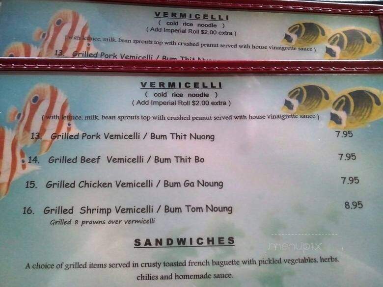 Asian Buffet - Fort Bragg, CA menu_pic