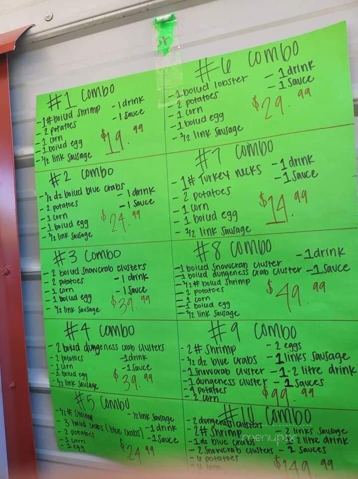 Da Cajun Shack Buffet - McComb, MS menu_pic