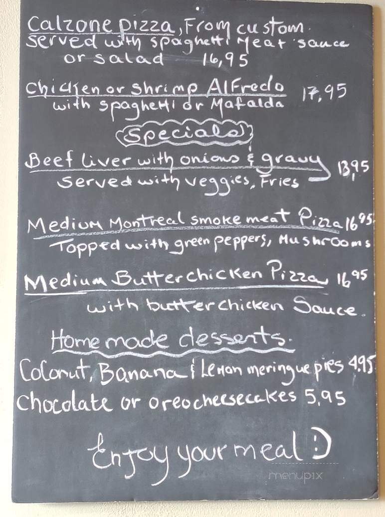 Monza Pizza - Calgary, AB menu_pic