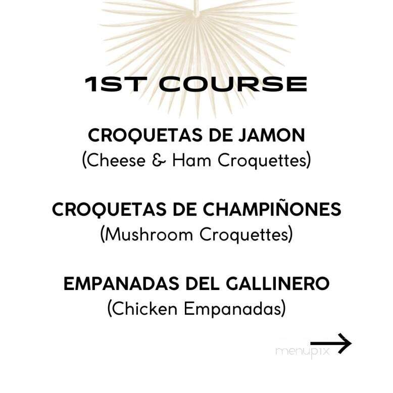 Sol y Sombra - Cathedral City, CA menu_pic