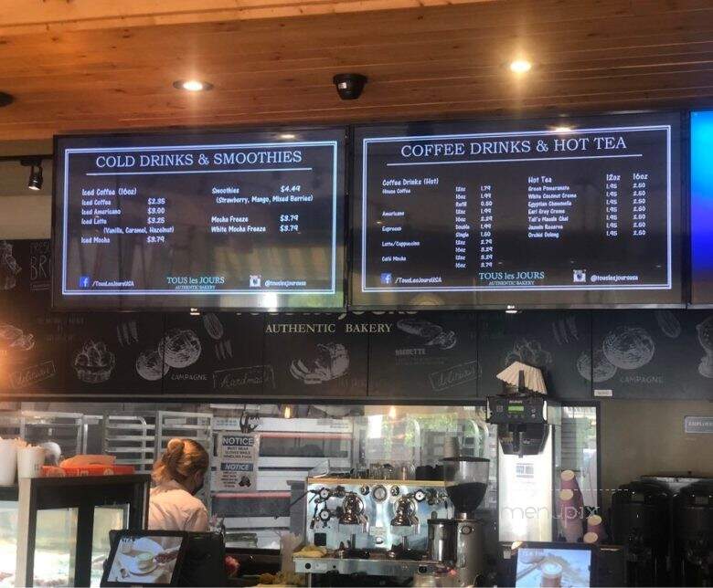 Tous Les Jours - Overland Park, KS menu_pic