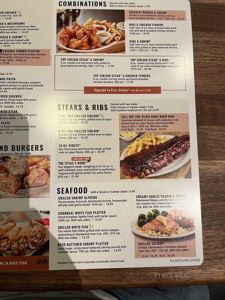 Cheddar's Scratch Kitchen - Branson, MO menu_pic
