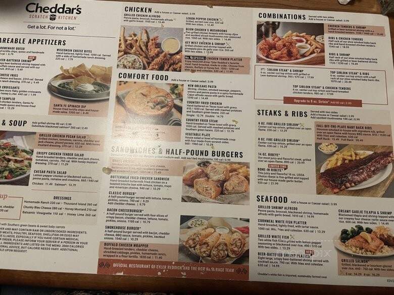 Cheddar's Scratch Kitchen - Branson, MO menu_pic