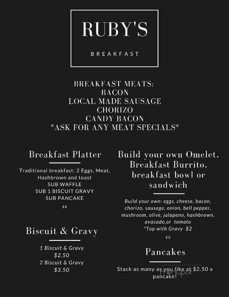 Ruby's - Stroud, OK menu_pic