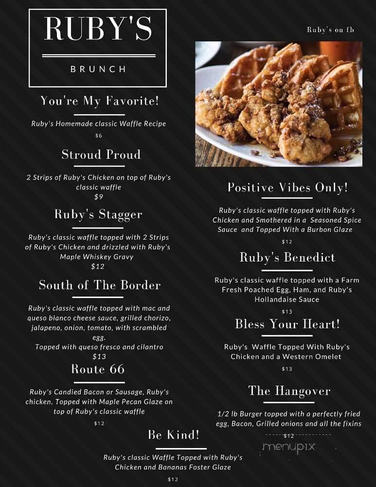 Ruby's - Stroud, OK menu_pic