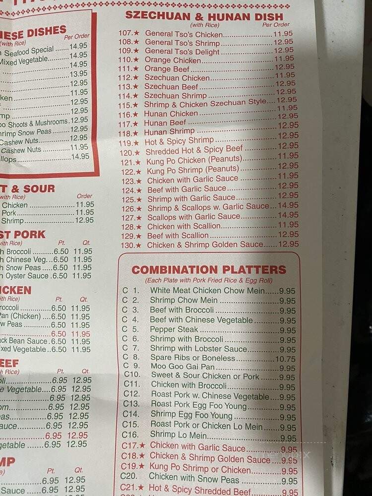 China Garden - Brainerd, MN menu_pic