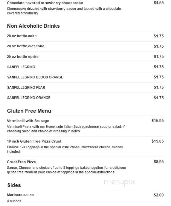 Garramone's Pizza & Italian - Lakewood, CO menu_pic