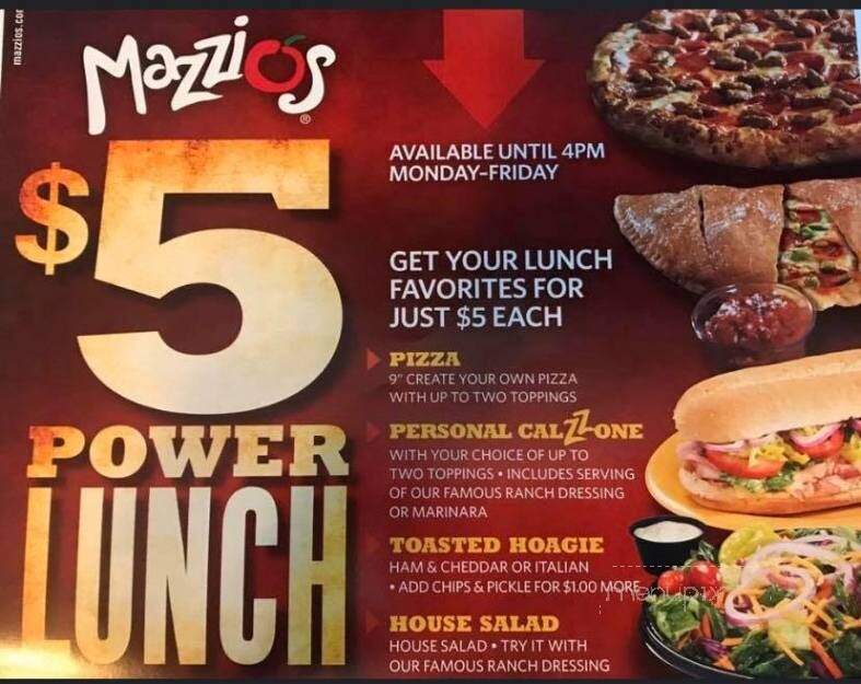 Mazzio's Pizza - Woodward, OK menu_pic