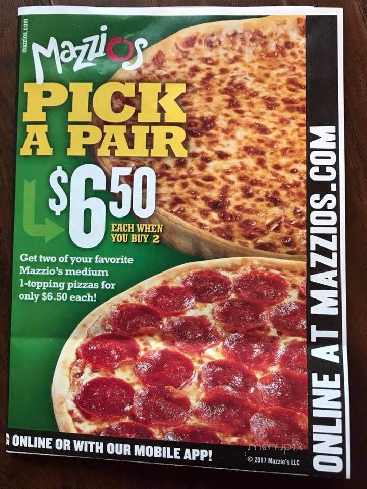 Mazzio's Pizza - Woodward, OK menu_pic
