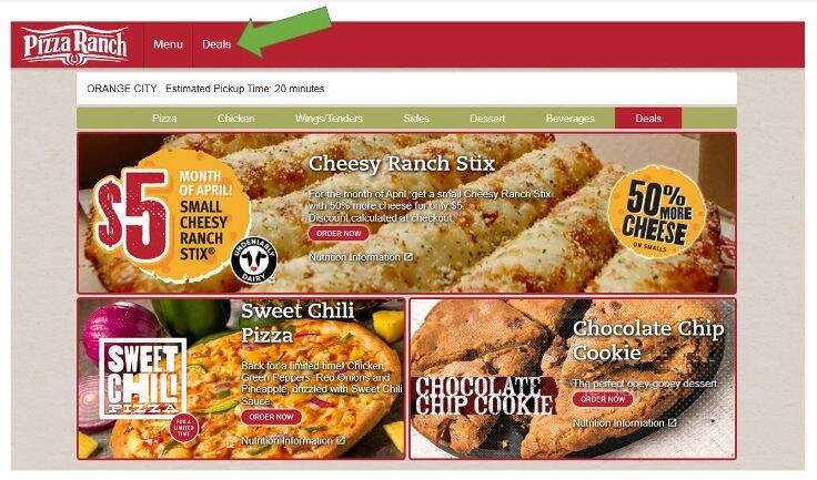 Pizza Ranch - Orange City, IA menu_pic