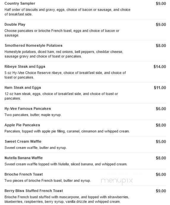 Hy-Vee - Saint Joseph, MO menu_pic
