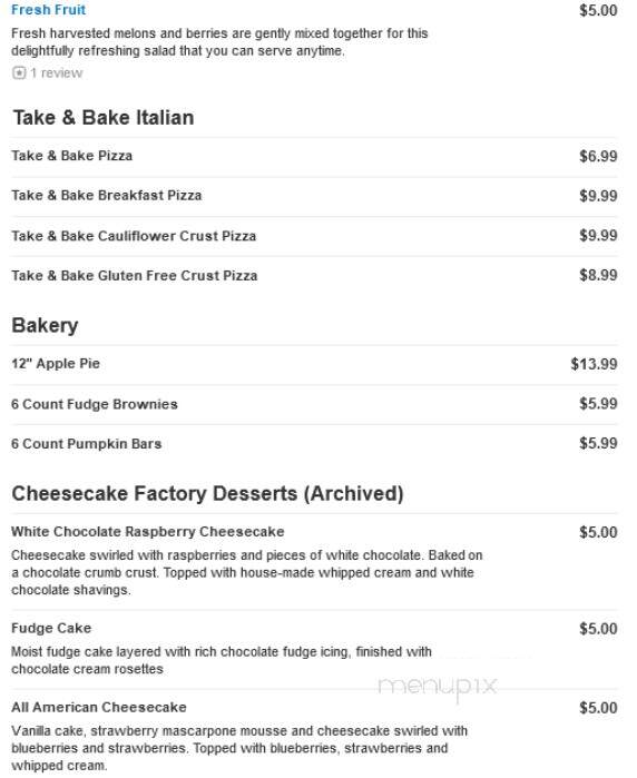 Hy-Vee - Saint Joseph, MO menu_pic