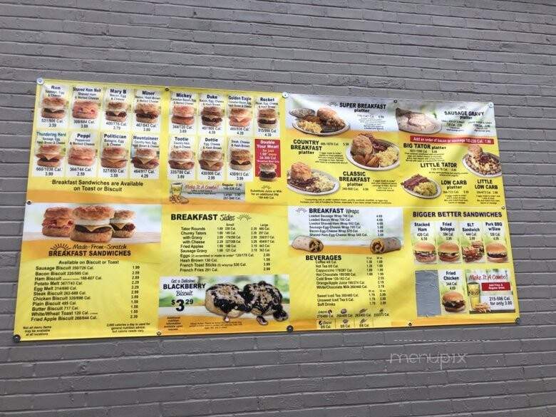 Tudor's Biscuit World - Lexington, KY menu_pic