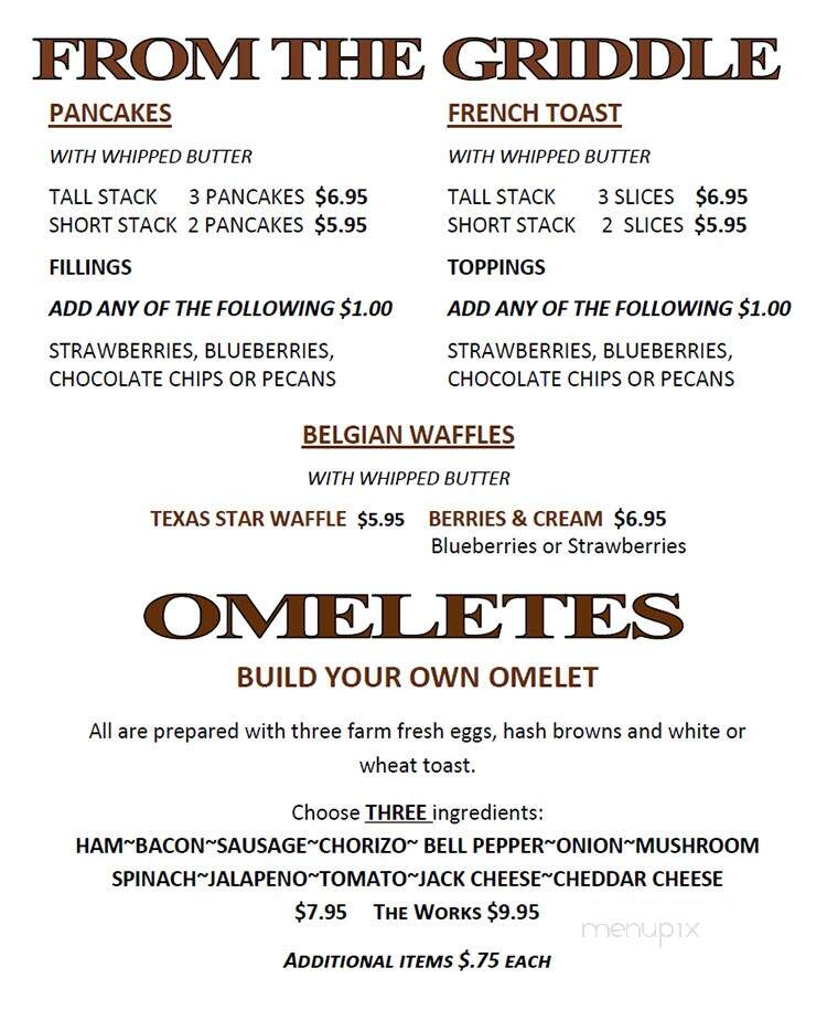 Raven's Grille - Euless, TX menu_pic