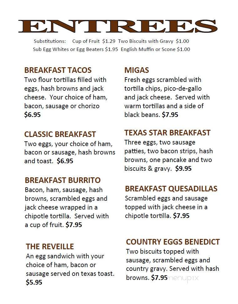 Raven's Grille - Euless, TX menu_pic