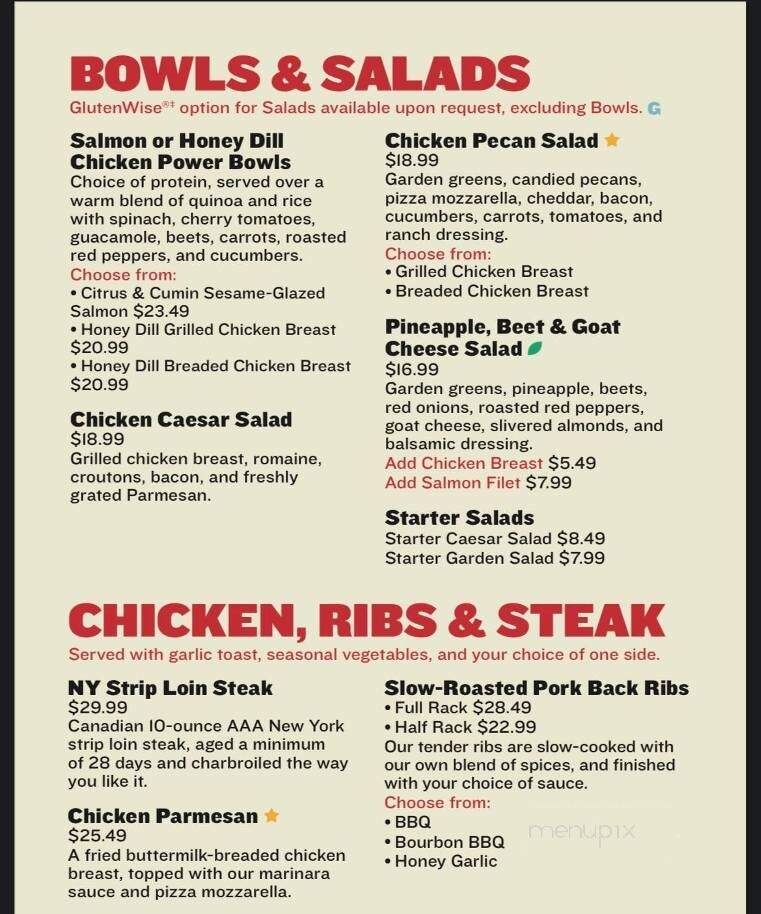 Boston Pizza - Nanaimo, BC menu_pic