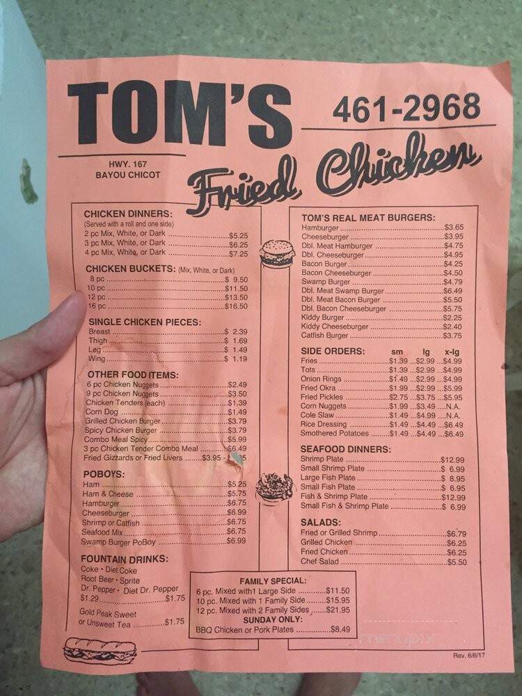 Tom's Fried Chicken - Ville Platte, LA