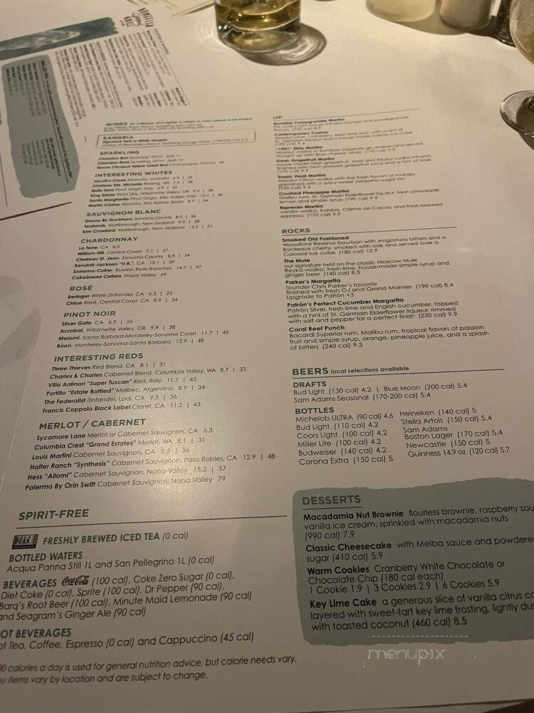 Bonefish Grill - Brookfield, WI menu_pic