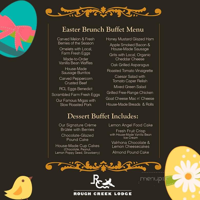 Rough Creek Lodge - Glen Rose, TX menu_pic