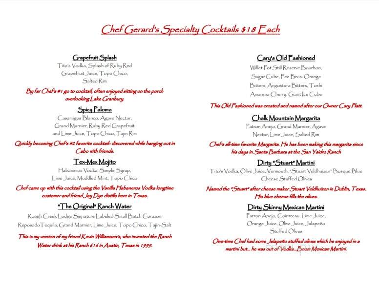 Rough Creek Lodge - Glen Rose, TX menu_pic