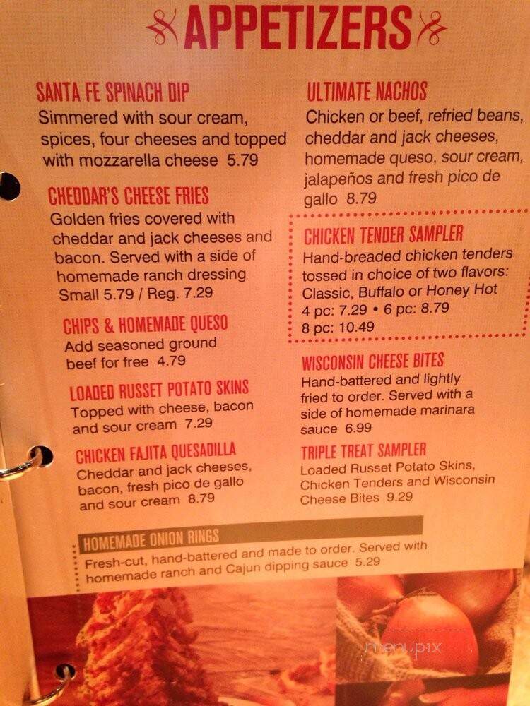 Cheddar's Scratch Kitchen - Daytona Beach, FL menu_pic
