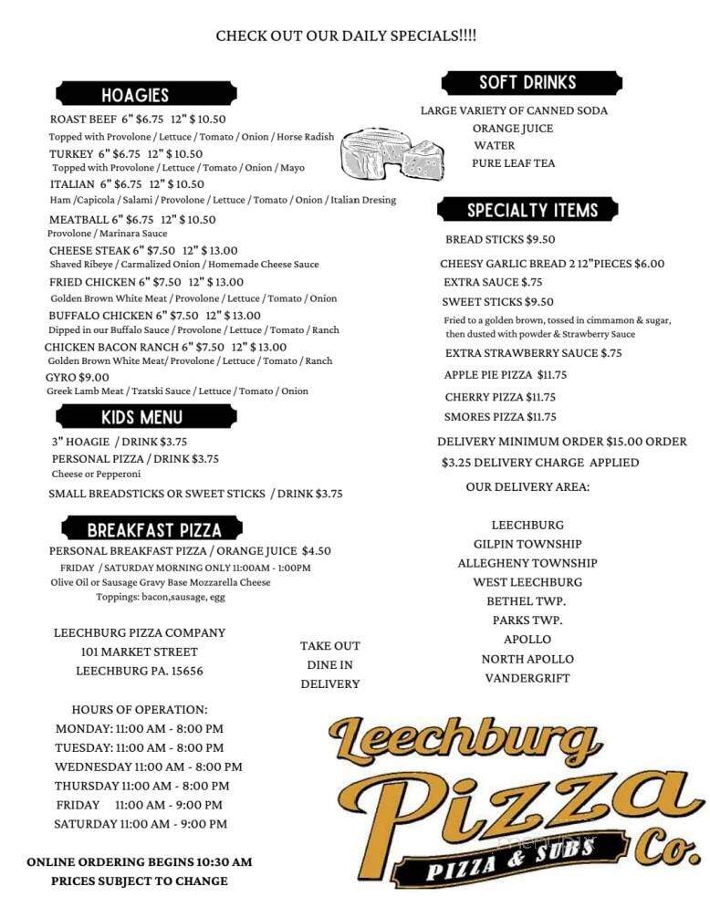 Leechburg Pizza - Leechburg, PA