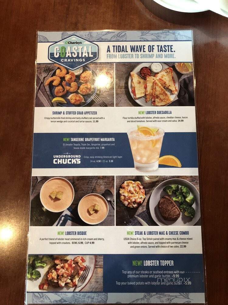 O'Charley's - Paducah, KY menu_pic