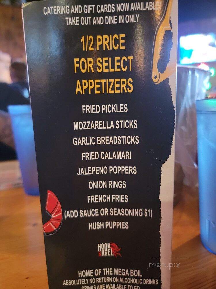 Hook & Reel Cajun Seafood & Bar - Austin, TX menu_pic