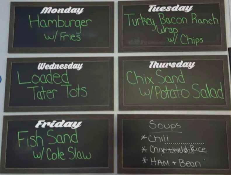 Comet Bowl - Charles City, IA menu_pic