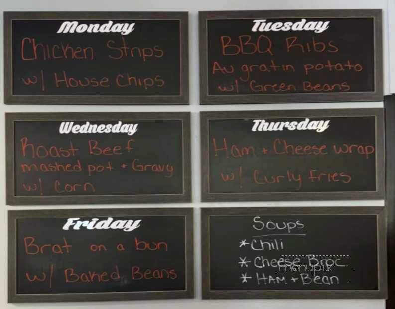 Comet Bowl - Charles City, IA menu_pic