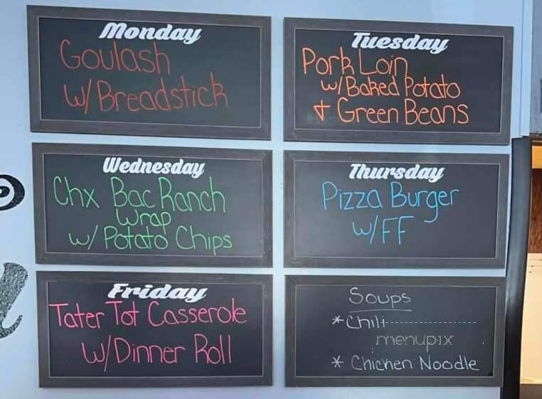 Comet Bowl - Charles City, IA menu_pic