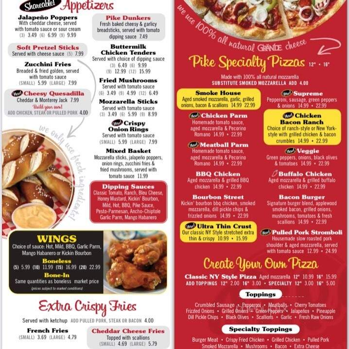 Pike Pizza and Grill - Dingmans Ferry, PA