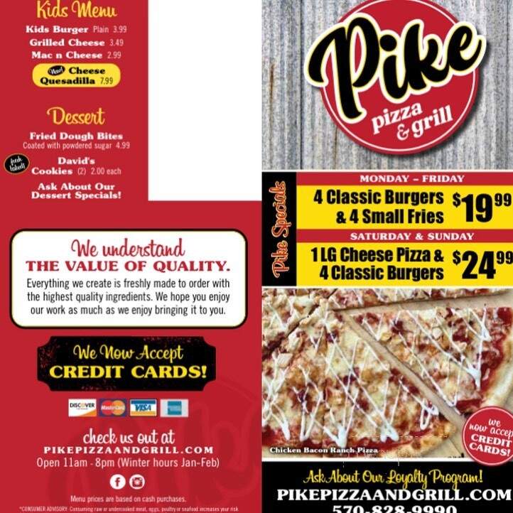Pike Pizza and Grill - Dingmans Ferry, PA