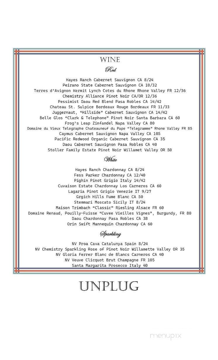 Rocky Face Tavern - Canton, NC menu_pic