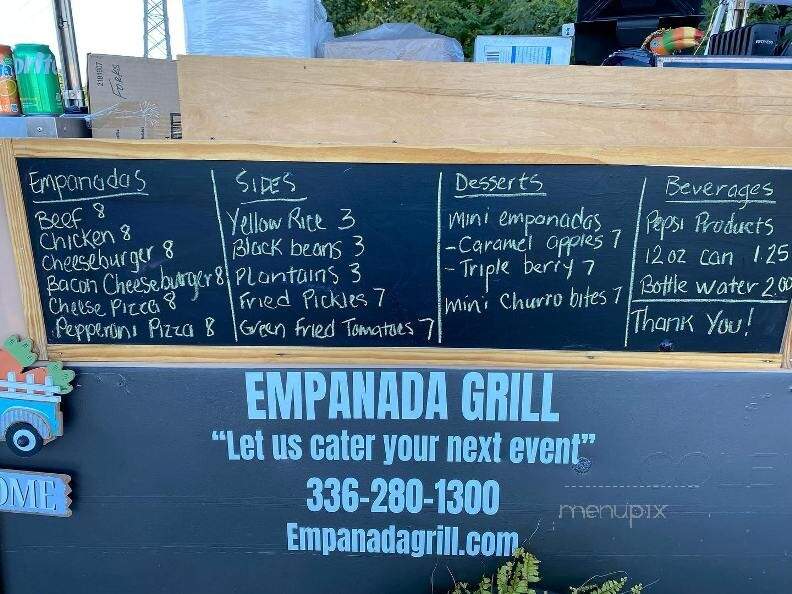 Empanada Grill - Greensboro, NC menu_pic
