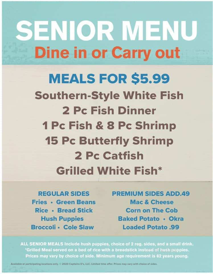 Captain D's Seafood - Danville, KY menu_pic